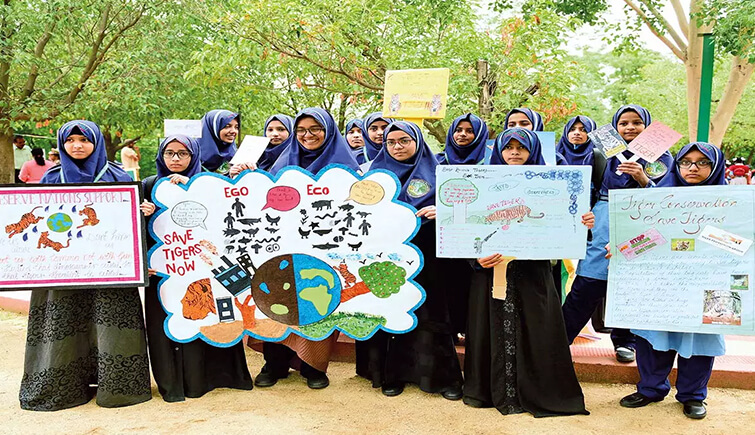 hyderabad kids tiger awareness